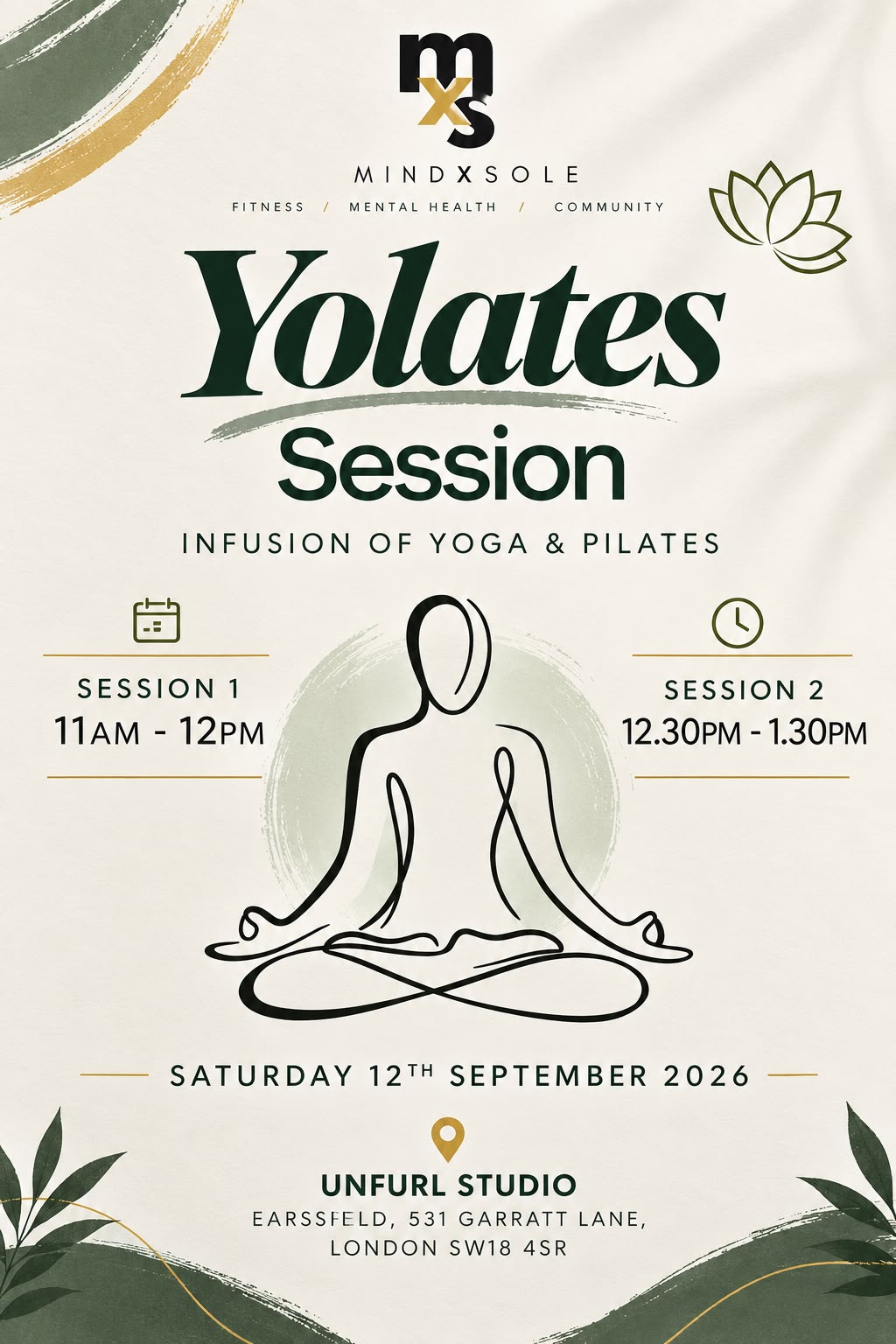 YOLATES — Yoga and Pilates infusion session